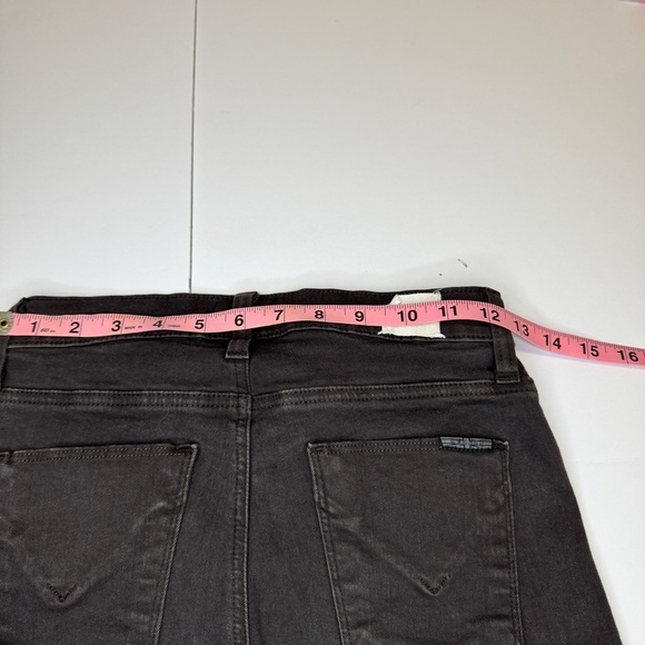 Hudson Barbara High Waist Super Skinny Jeans Size 25 Brown Stretch - Picture 12 of 15